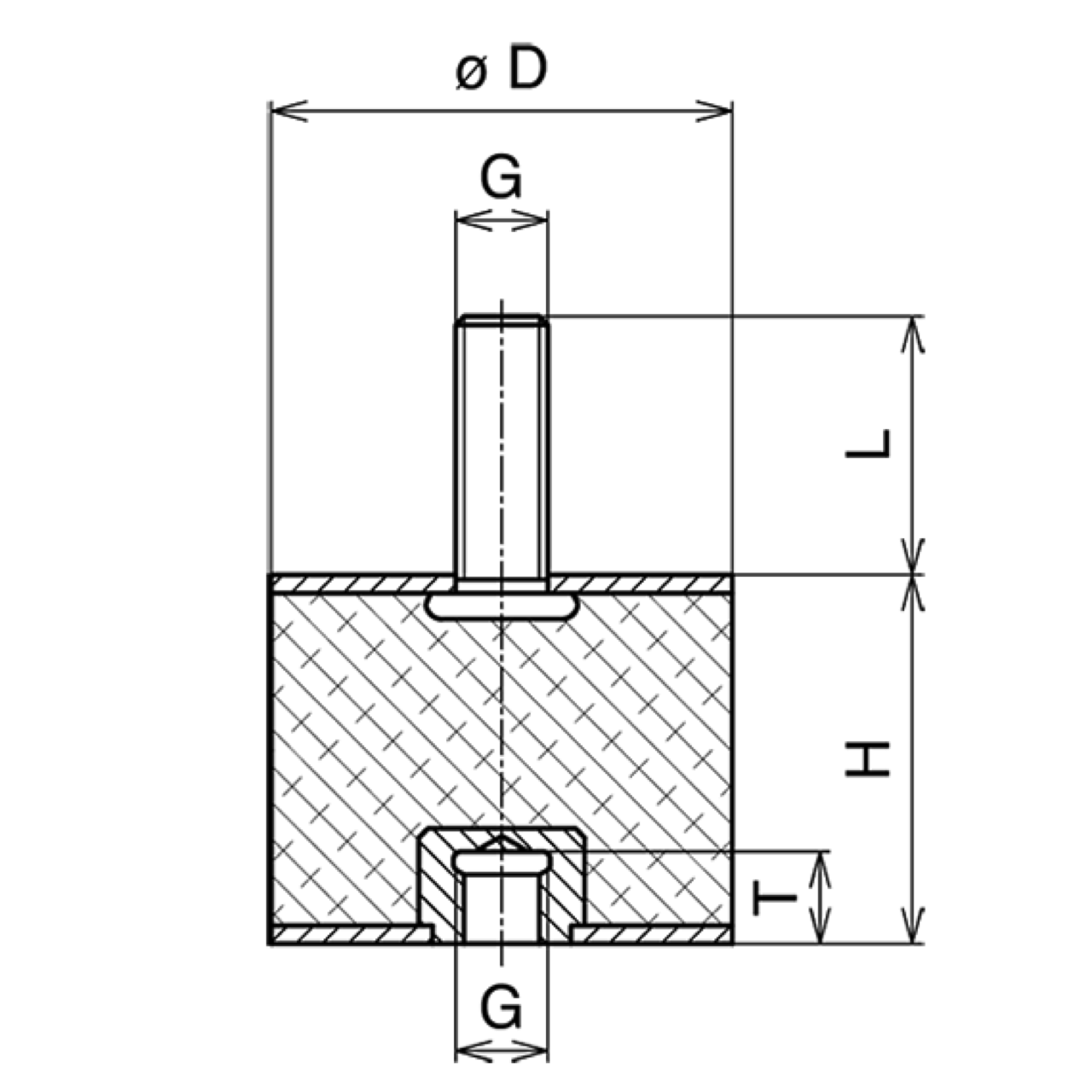 Anschlagpuffer M8 D30x30 ᐅ 1.29€ - Zubehoer - Baureihe 8 - SMT GmbH