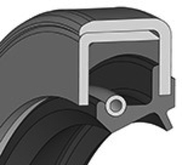Wellendichtring 100x125x13mm NBR Bauform CS