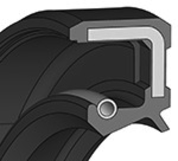 Wellendichtring 10x18x6mm FKM Bauform AS