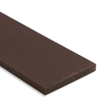 Zuschnitt 55x150x10mm PUR rotbraun