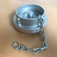 Storz Blindkupplung 90 mit Kette Leichtmetall